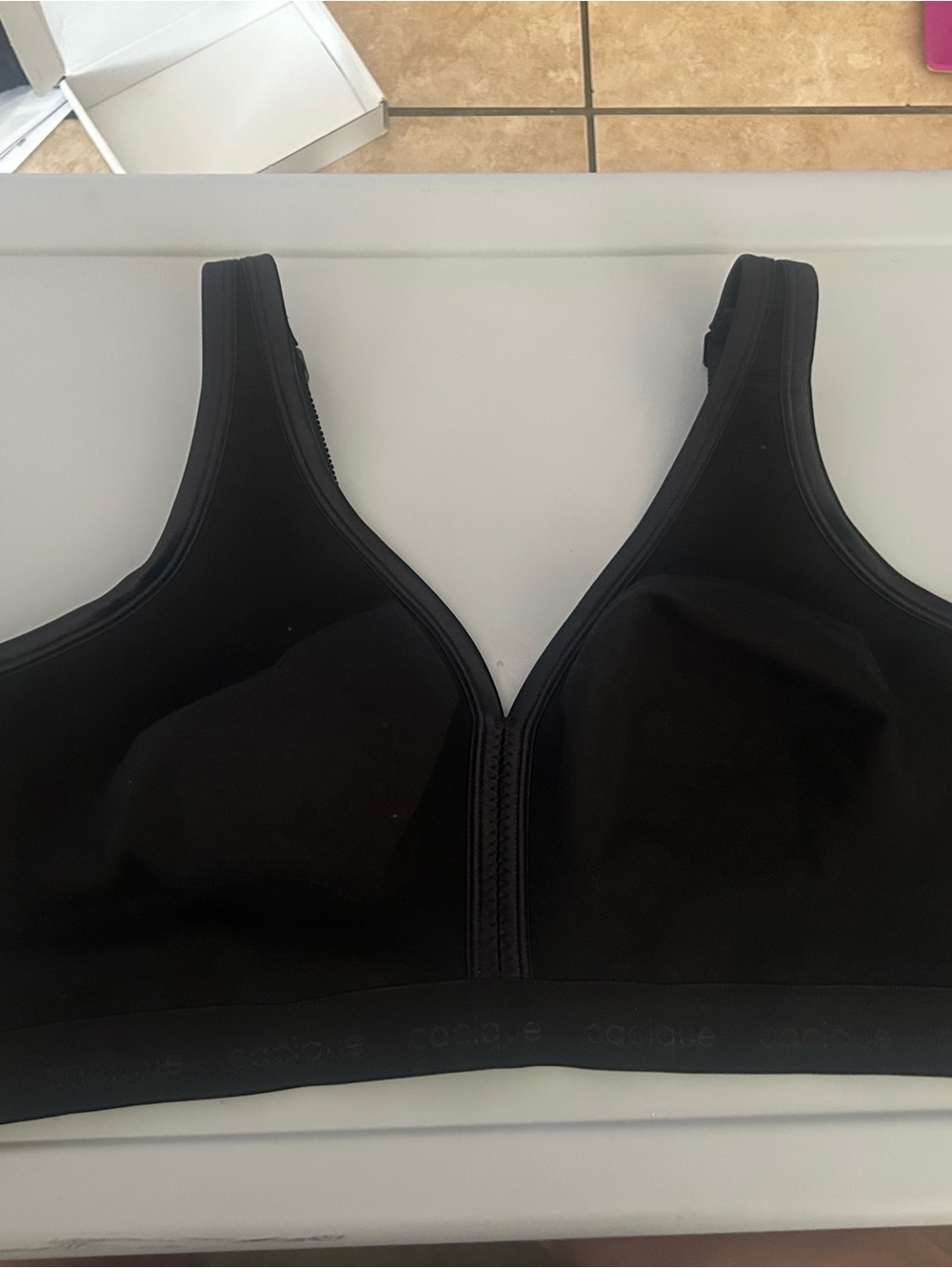 Cacique Black Wireless Seamless Comfort Bra